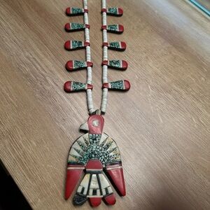 Depression Era Santo Domingo Kewa Thunderbird